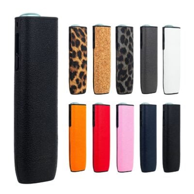 IQOS ILUMA ONE加熱煙機保护套 八代煙機保护皮套 棋盘格/鱷魚皮/豹紋等風格